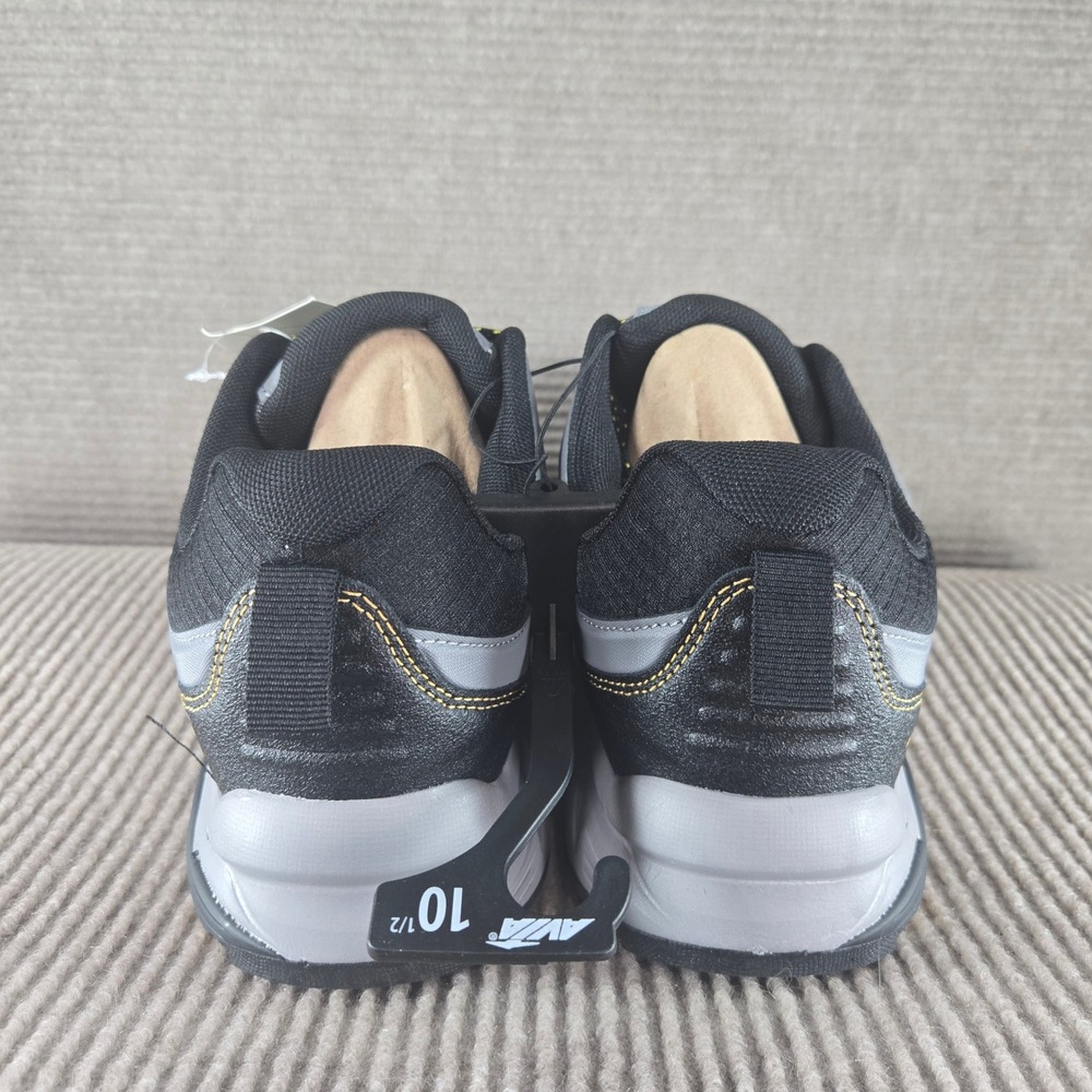 Avia Mens 10.5 Grey Talus Leather Athletic Trail Walking Sneakers MNAV43GX003L - Picture 5 of 7